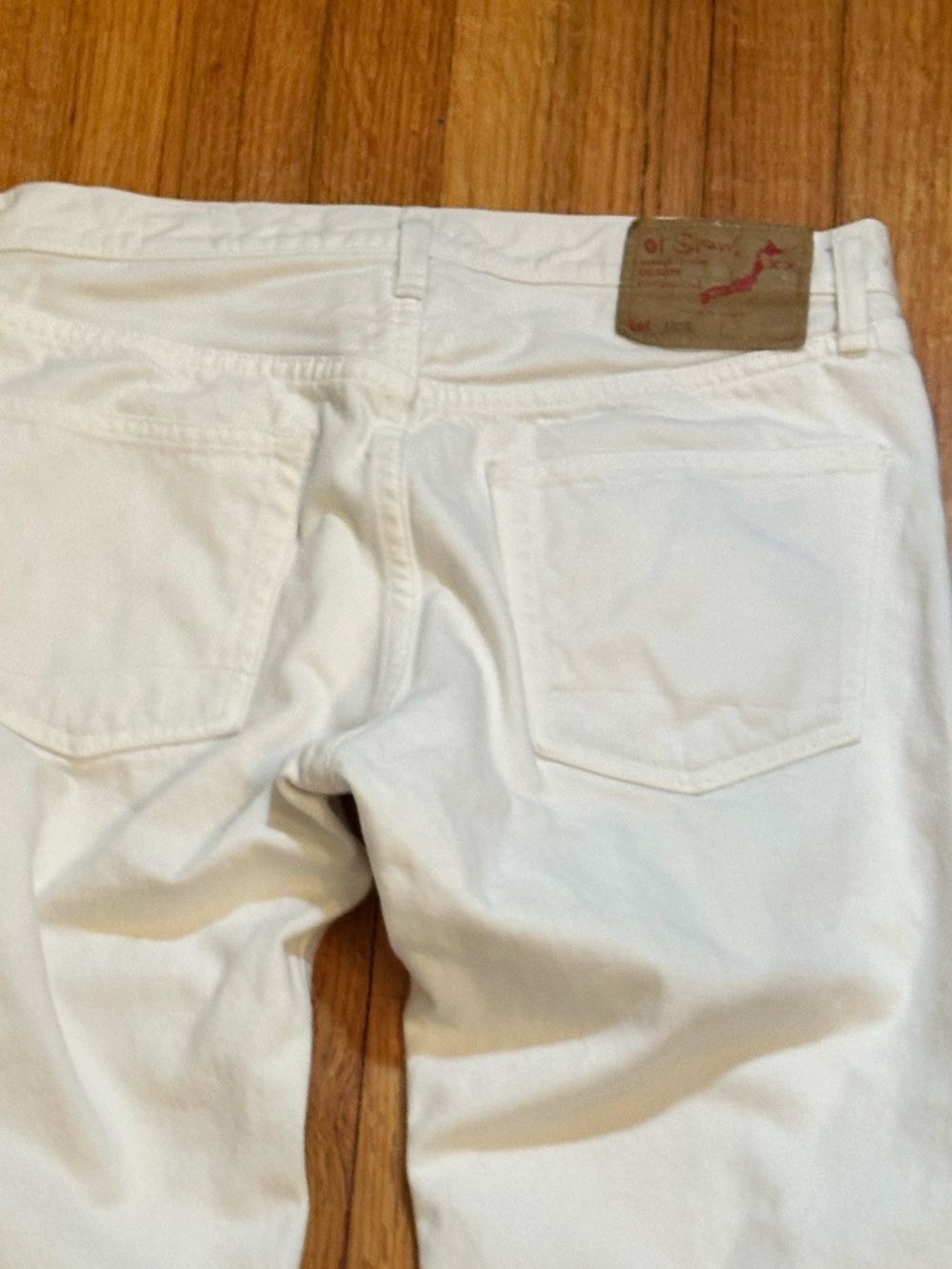OrSlow 107 denim pants in natural white Made in Japan Size S (j6) - Picture 2 of 16